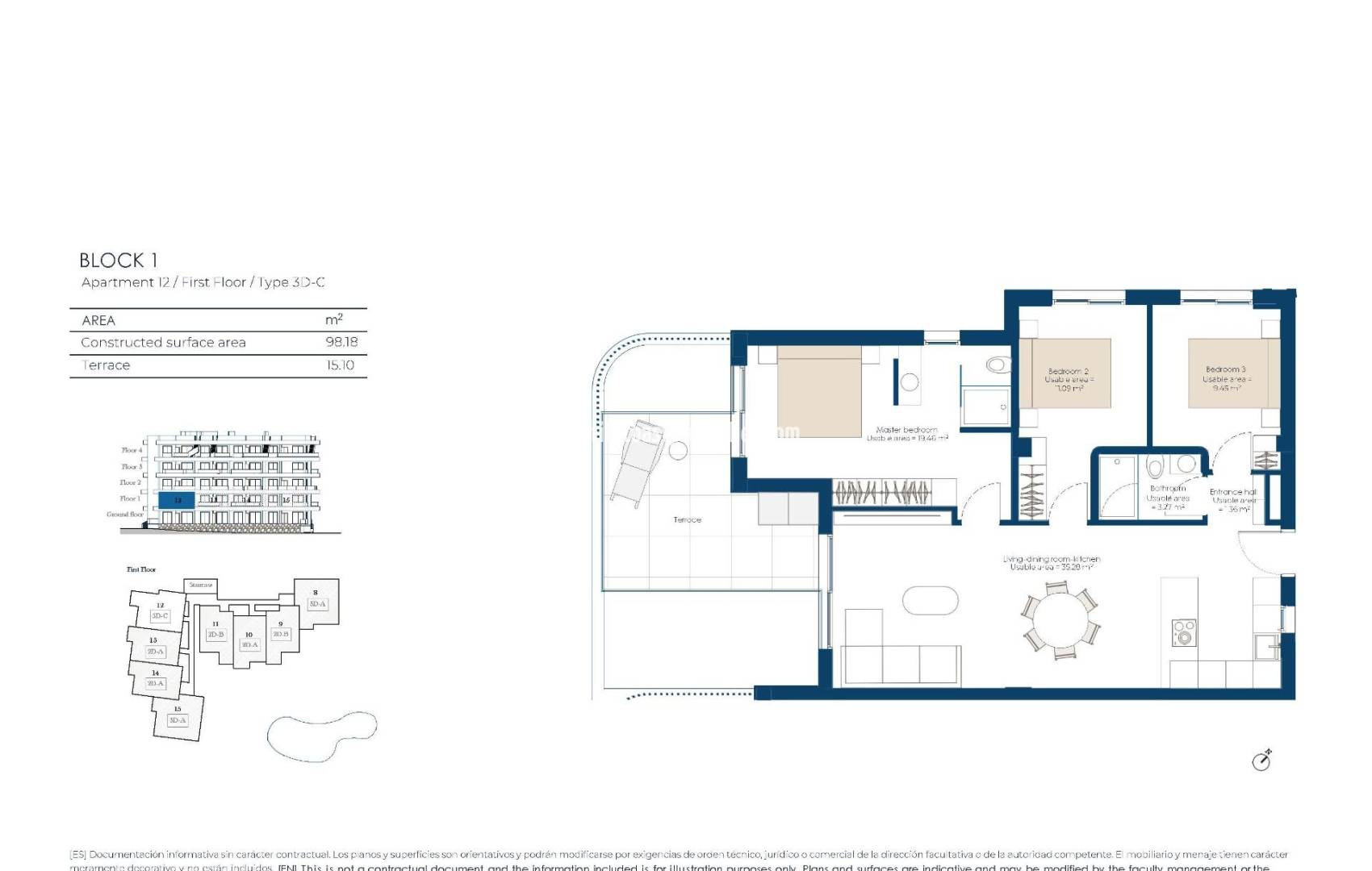 New Build - Apartment - BAÑOS Y MENDIGO - El Valle Golf