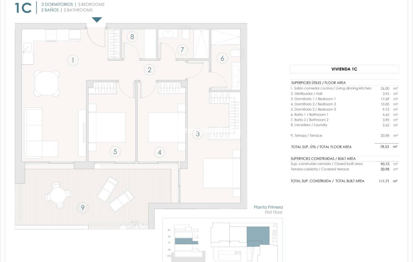 New Build - Apartment - Benijofar - Pueblo