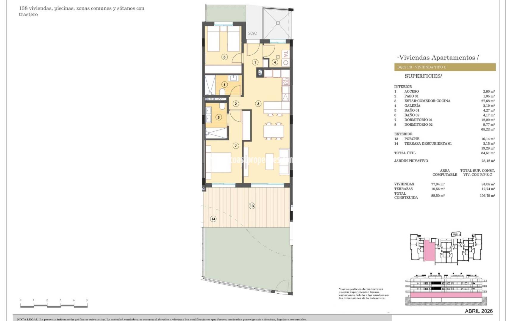 New Build - Apartment - Finestrat - Campana garden