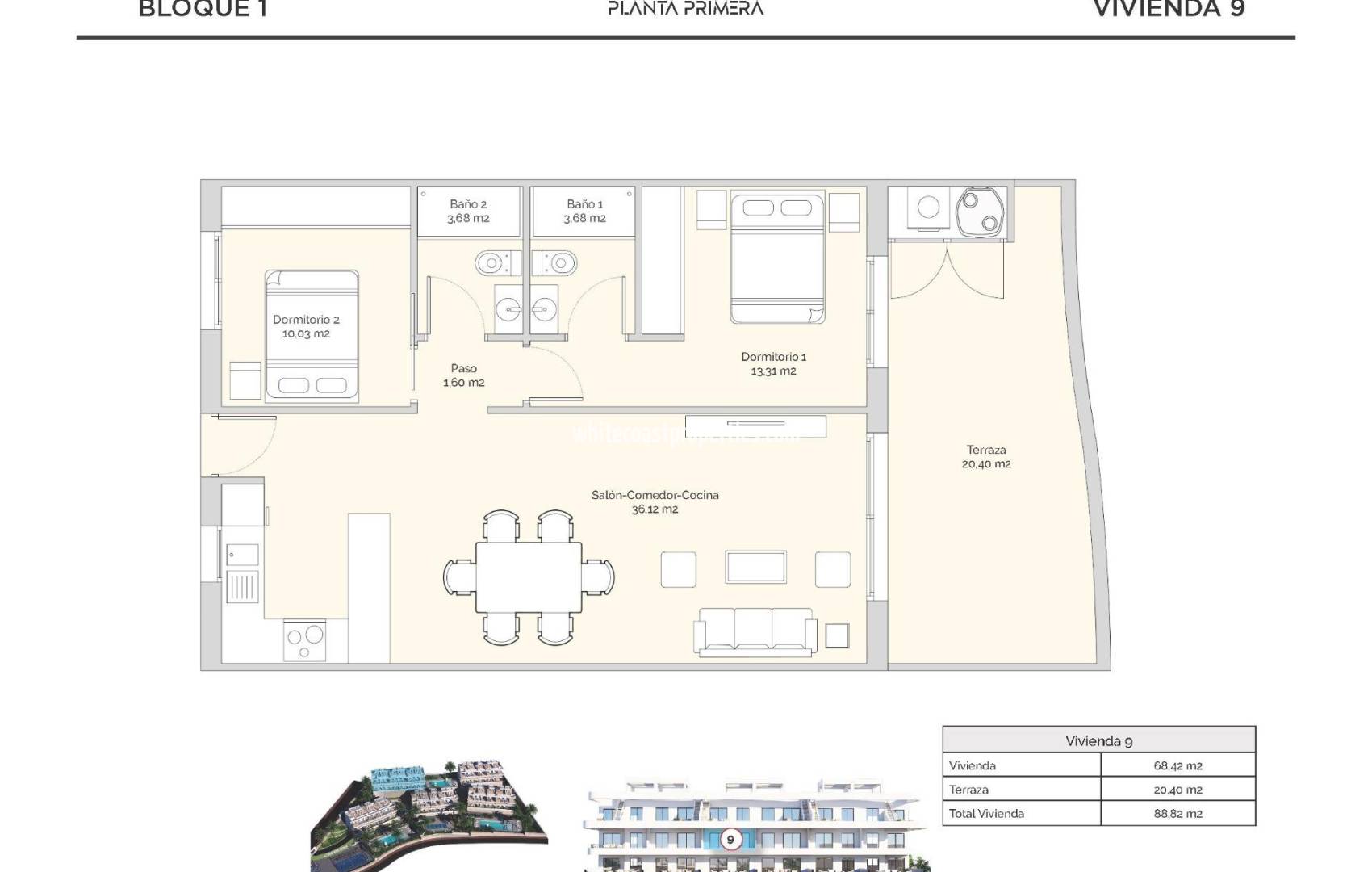 New Build - Apartment - Finestrat - Puig Campana Golf