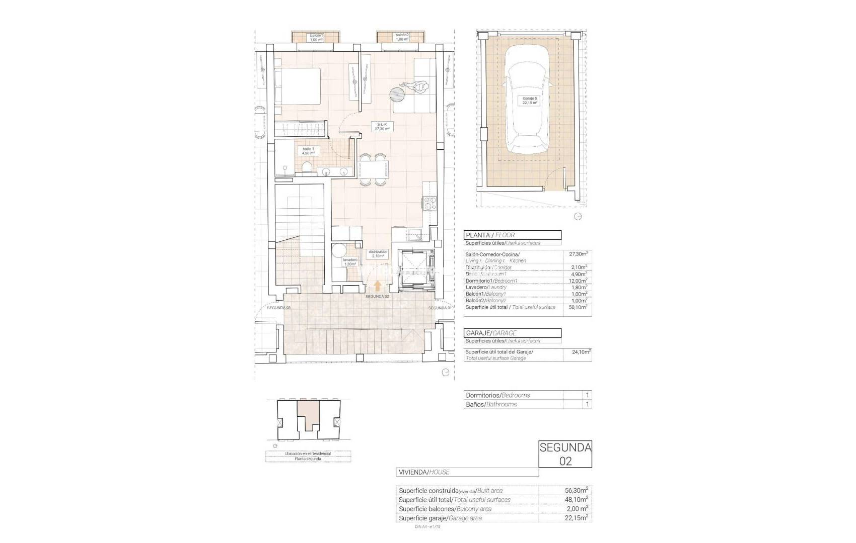 New Build - Apartment - Hondón de las Nieves - Pueblo