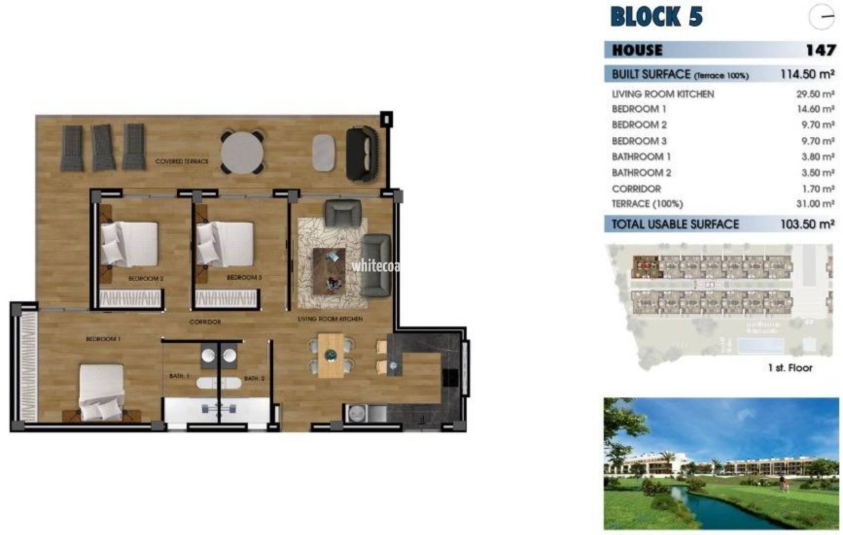 New Build - Apartment - Los Alcázares - La Serena Golf