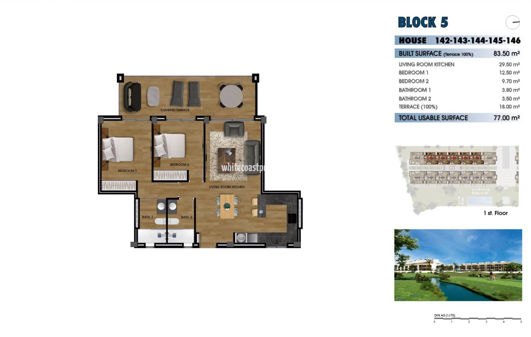 New Build - Apartment - Los Alcázares - La Serena Golf