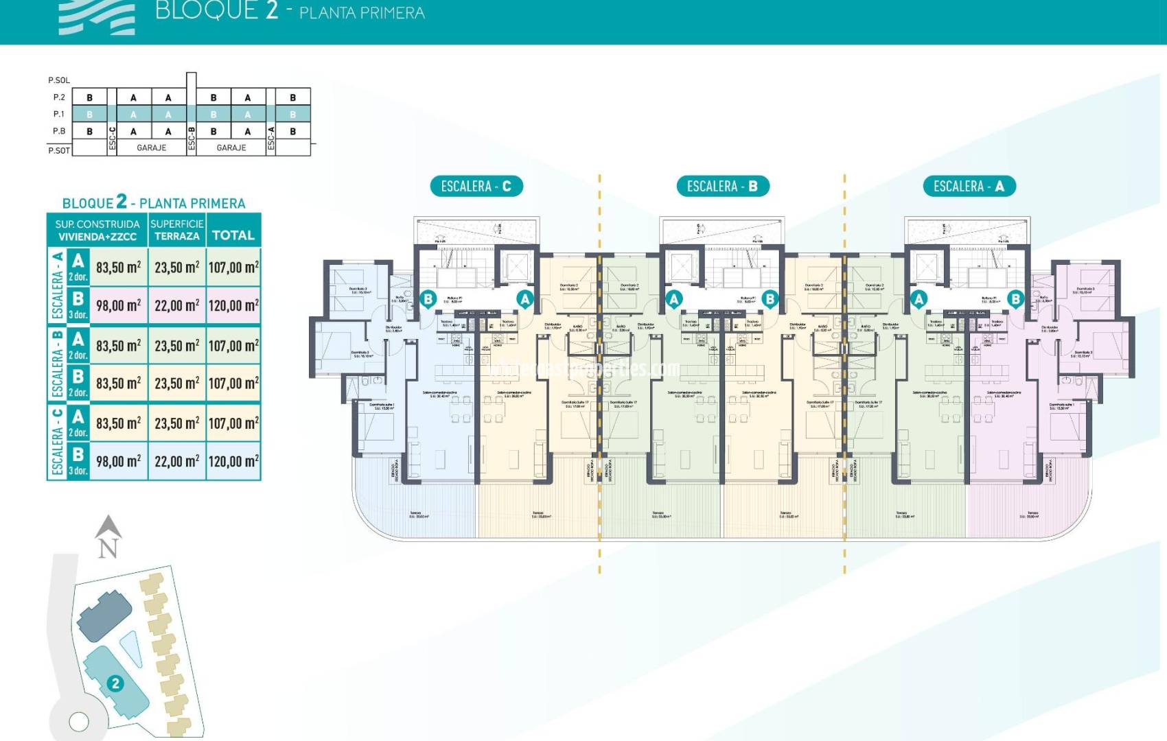 New Build - Apartment - Los Alcázares - Serena Golf