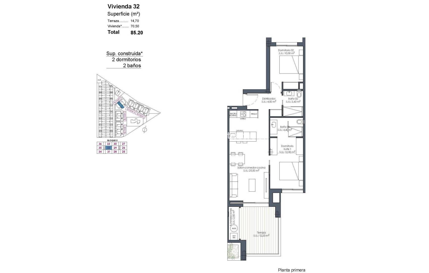 New Build - Apartment - Los Alcázares - Serena Golf