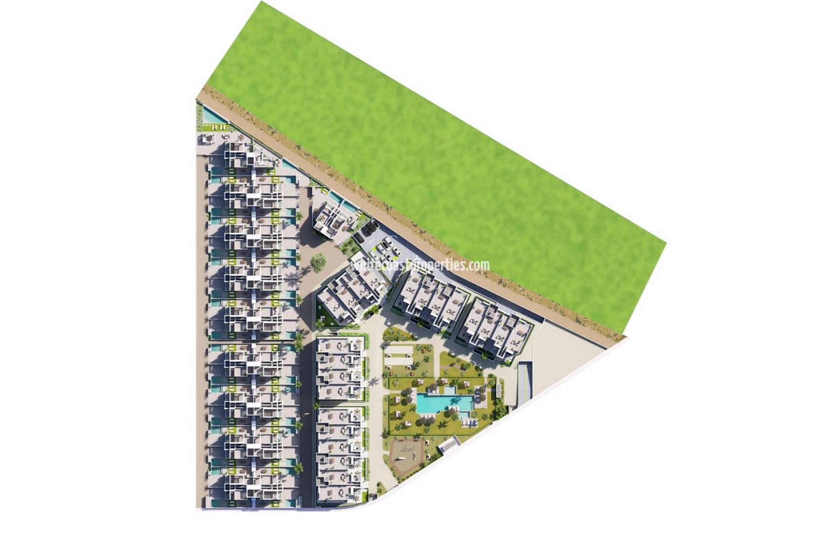 New Build - Apartment - Los Alcázares - Serena Golf