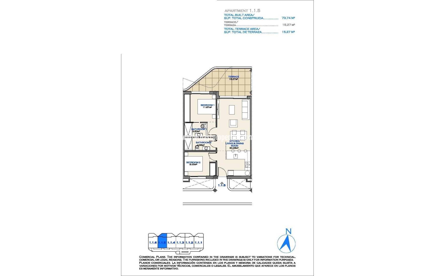 New Build - Apartment - Los Alcázares - Serena Golf
