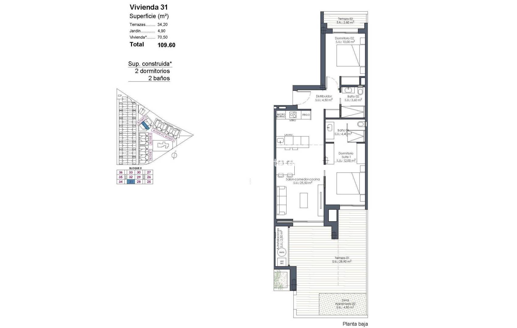 New Build - Apartment - Los Alcázares - Serena Golf