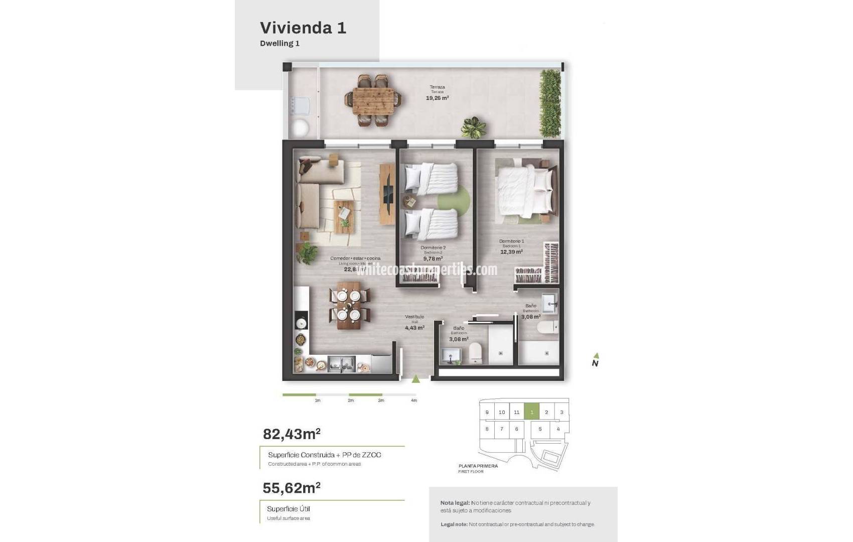 New Build - Apartment - Mojacar - Descargador