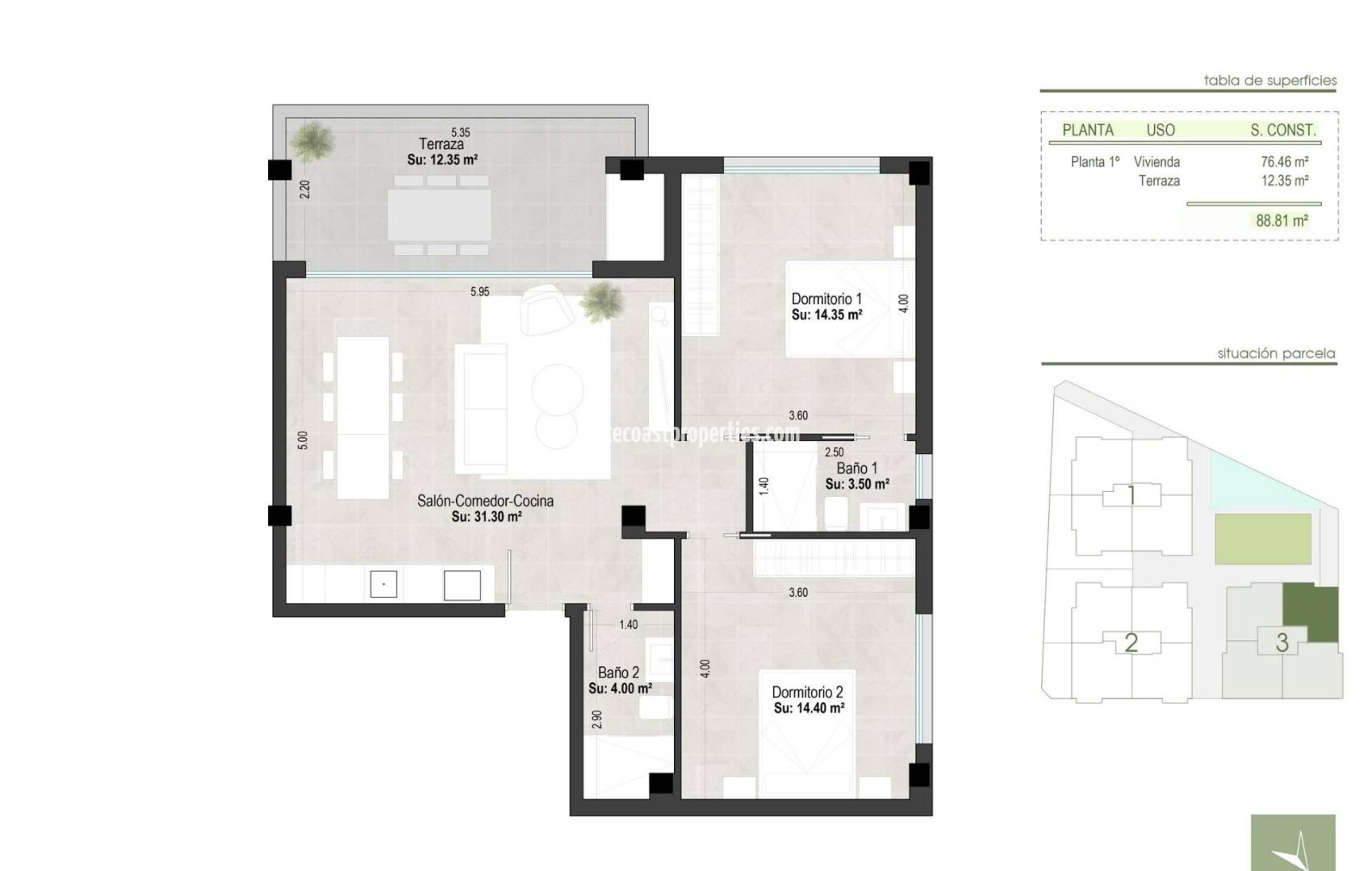 New Build - Apartment - San Pedro del Pinatar