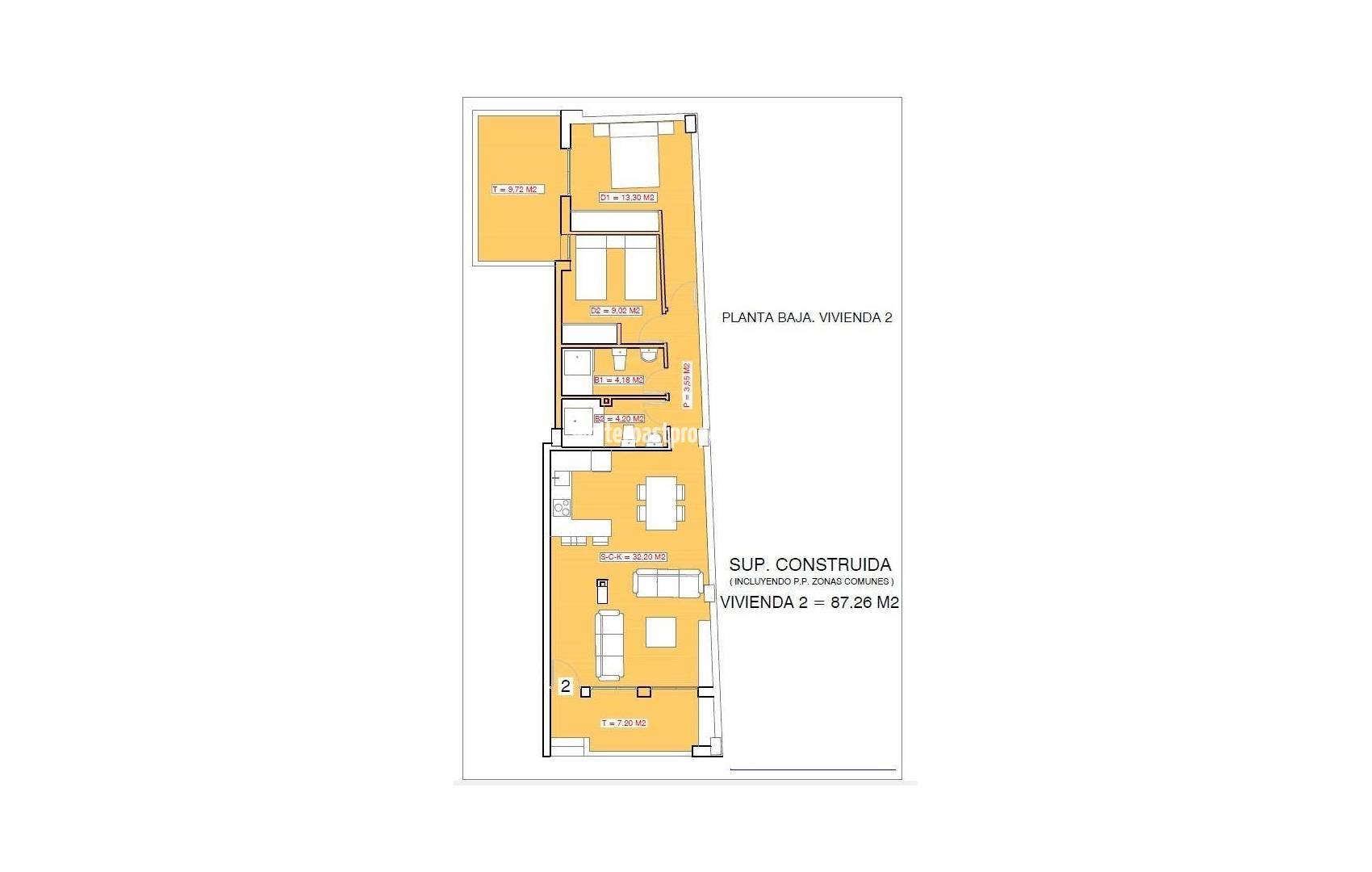New Build - Apartment - Torrevieja - Playa El Acequión