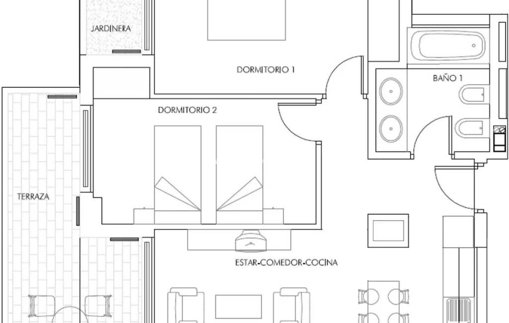 New Build - Apartment - Vera - Puerto del Rey