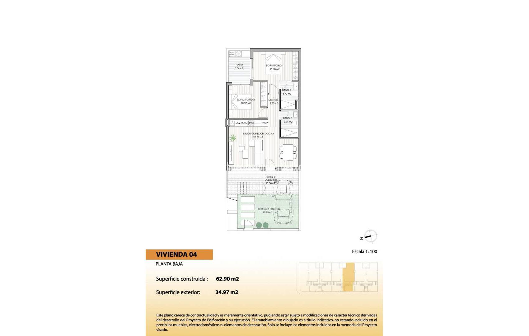 New Build - Bungalow - San Pedro del Pinatar - El salero