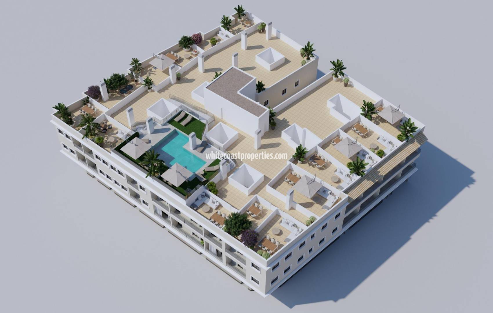 New Build - Ground floor apartment - Algorfa - Pueblo