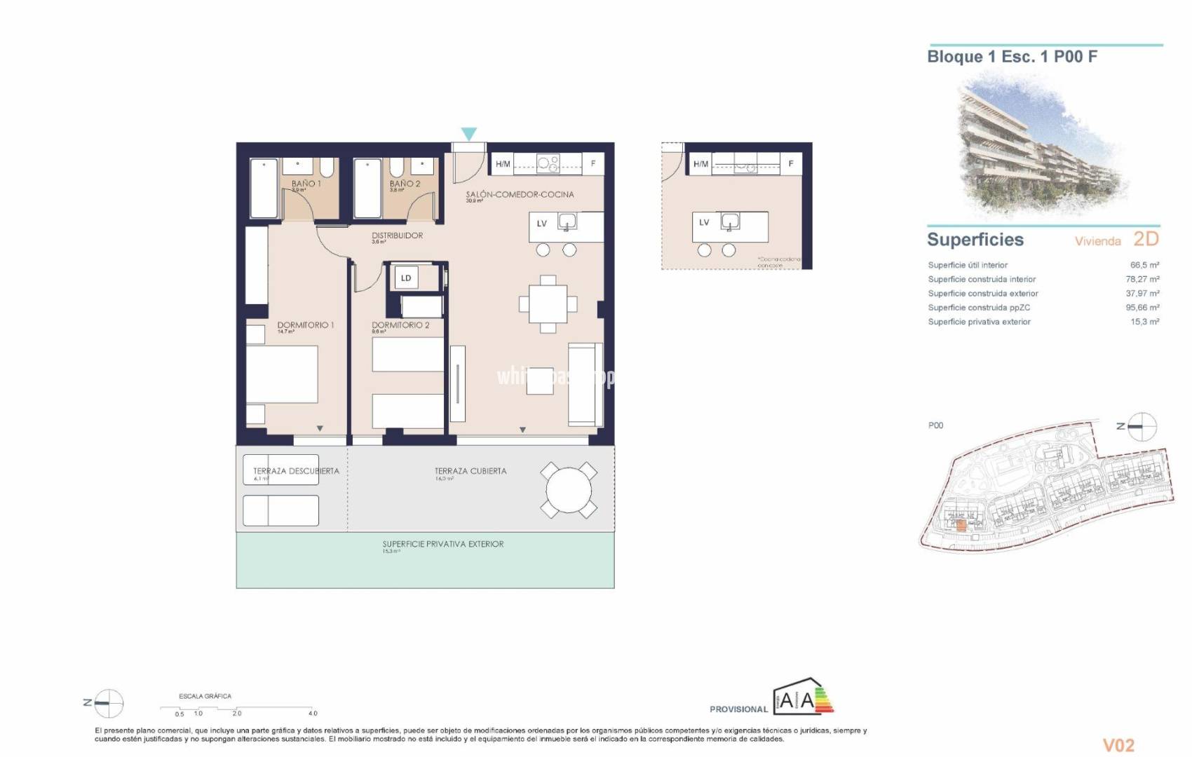 New Build - Ground floor apartment - Denia - Playa de La Almadraba