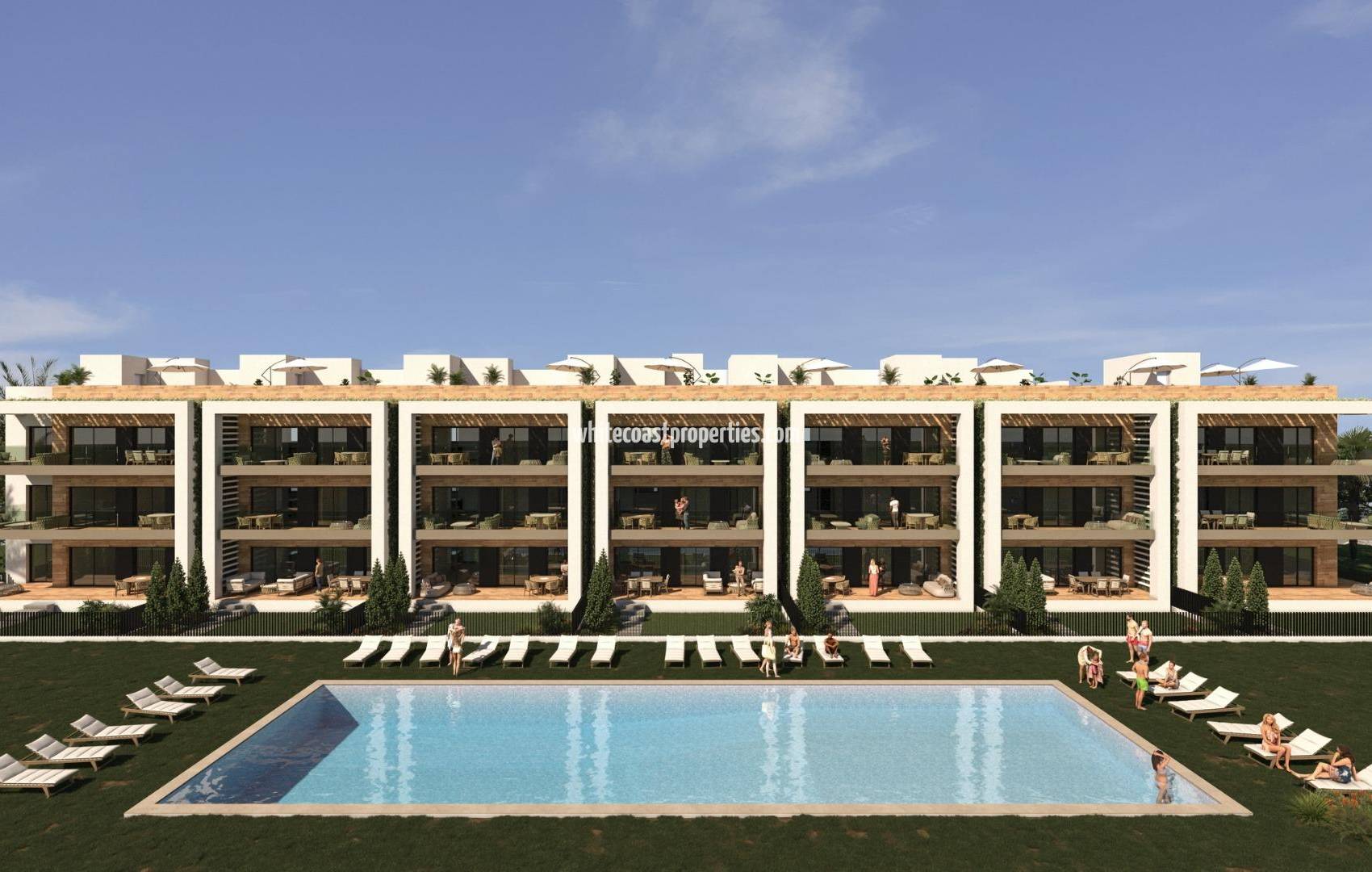 New Build - Ground floor apartment - Los Alcázares - La Serena Golf