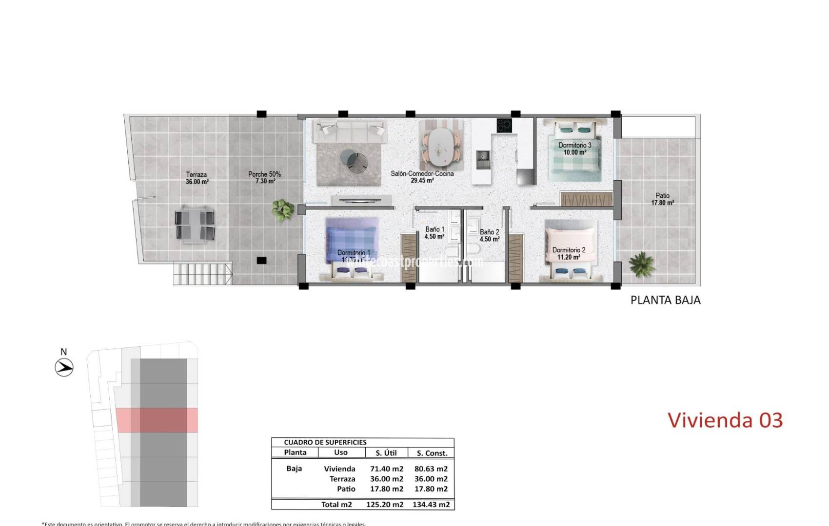 New Build - Ground Floor Bungalow - Pilar de la Horadada - pueblo