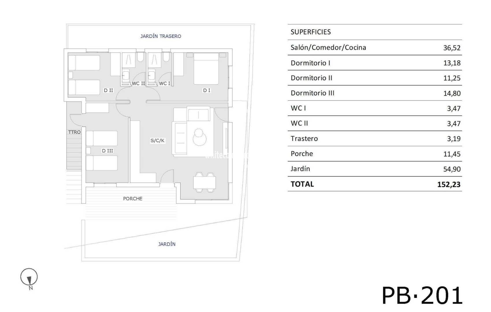 New Build - Ground Floor Bungalow - San Miguel de Salinas - Pueblo