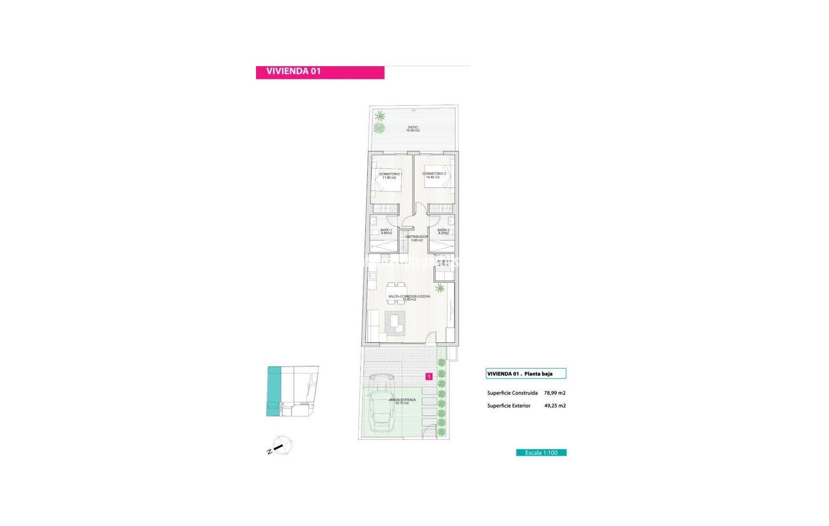 New Build - Ground Floor Bungalow - San Pedro del Pinatar - Lo Pagán