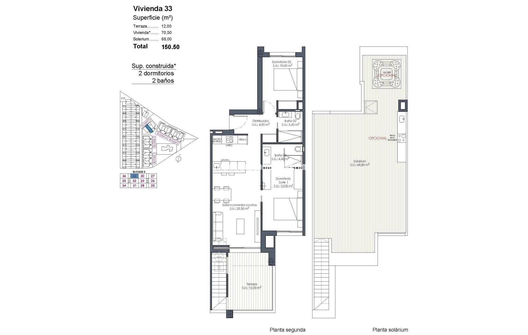 New Build - Penthouse - Los Alcázares - Serena Golf