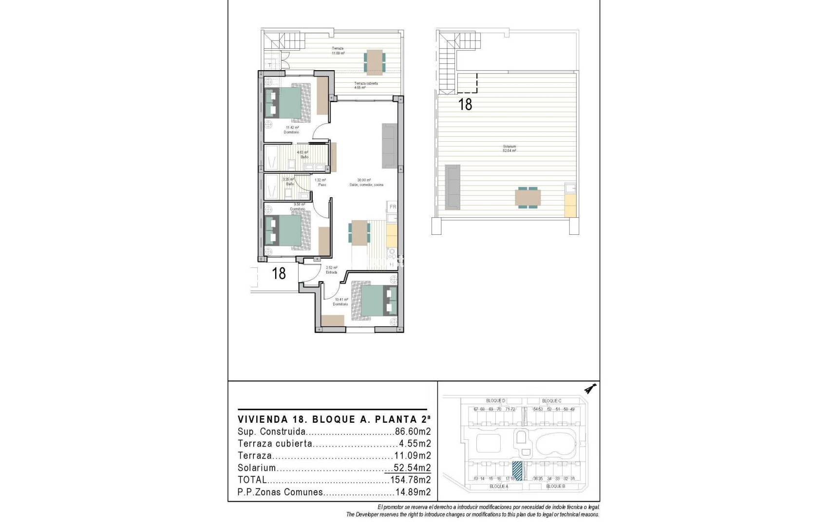 New Build - Penthouse - Torre Pacheco - San Cayetano