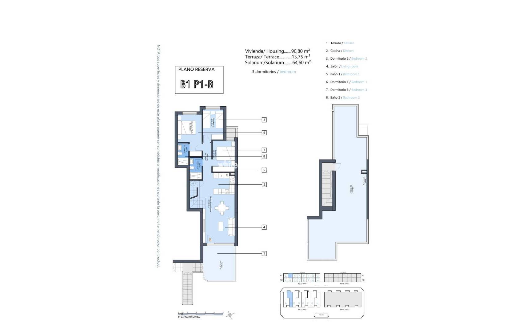 New Build - Top Floor Bungalow - Dolores - Sector 3
