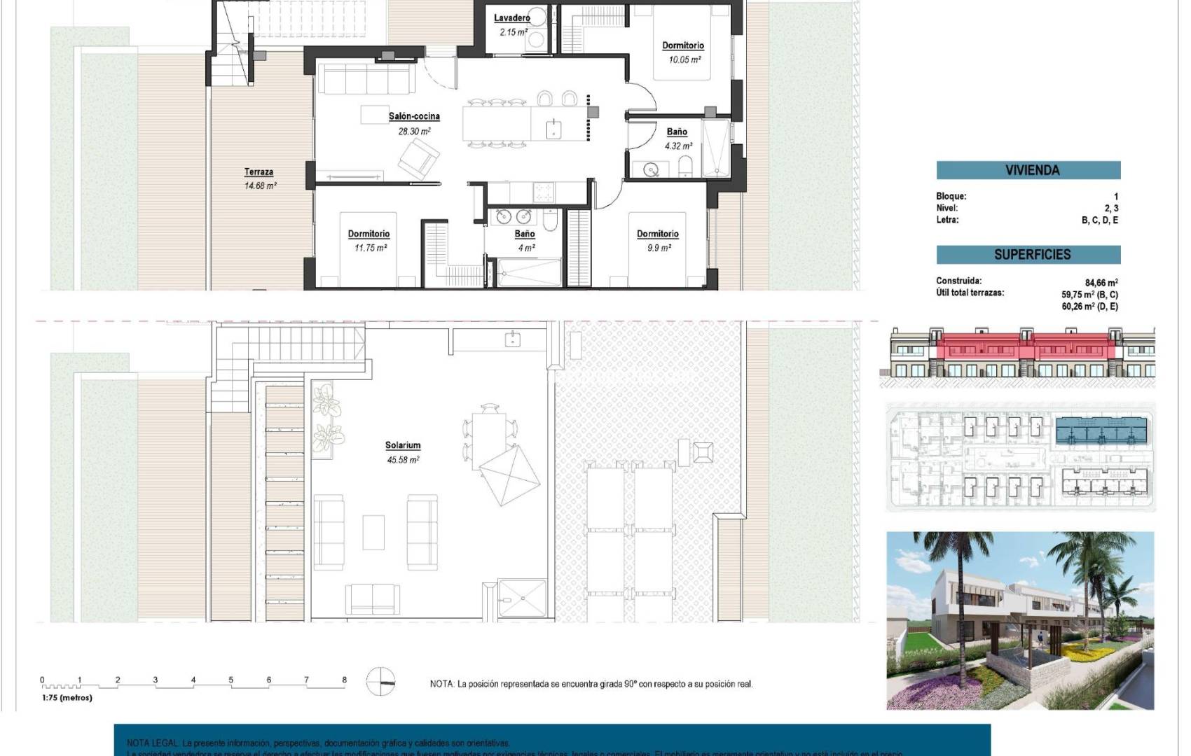 New Build - Top Floor Bungalow - Los Alcázares - Serena Golf