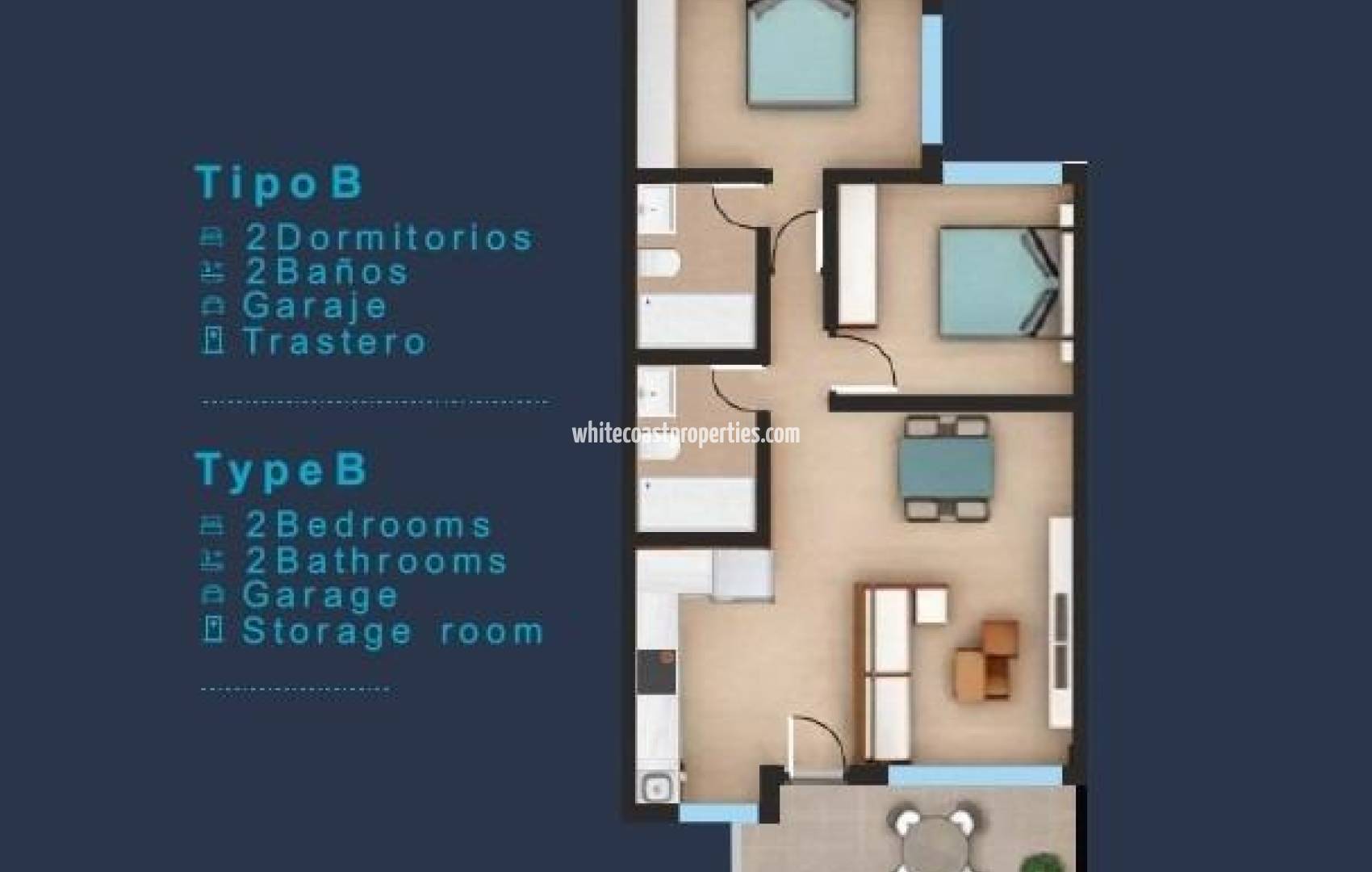 New Build - Top Floor Bungalow - San Pedro del Pinatar - Los Pinos