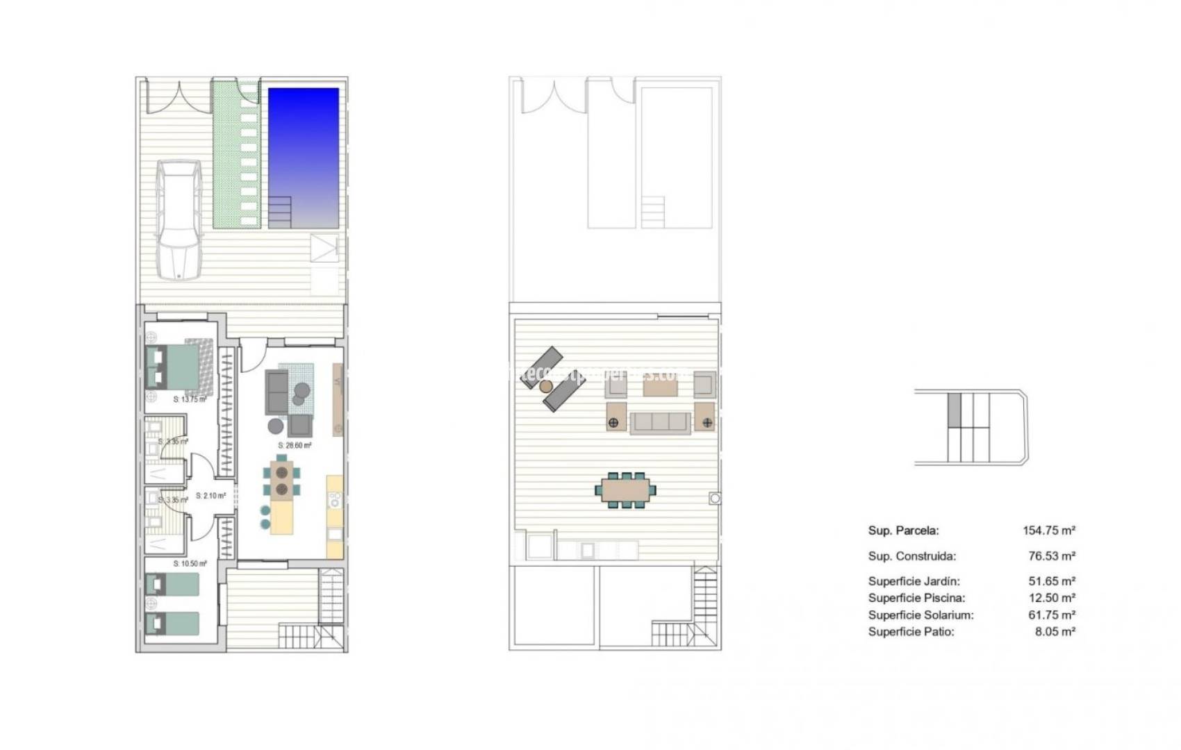 New Build - Town house - San Javier - Parque del doce