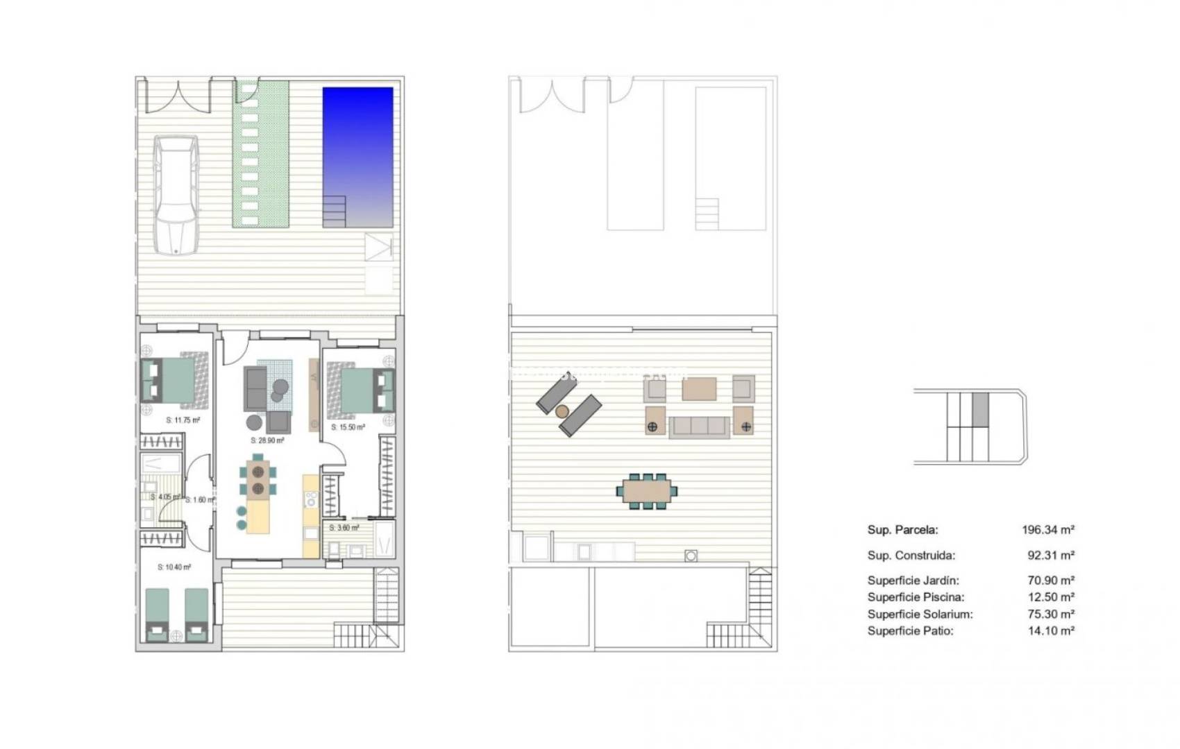 New Build - Town house - San Javier - Parque del doce