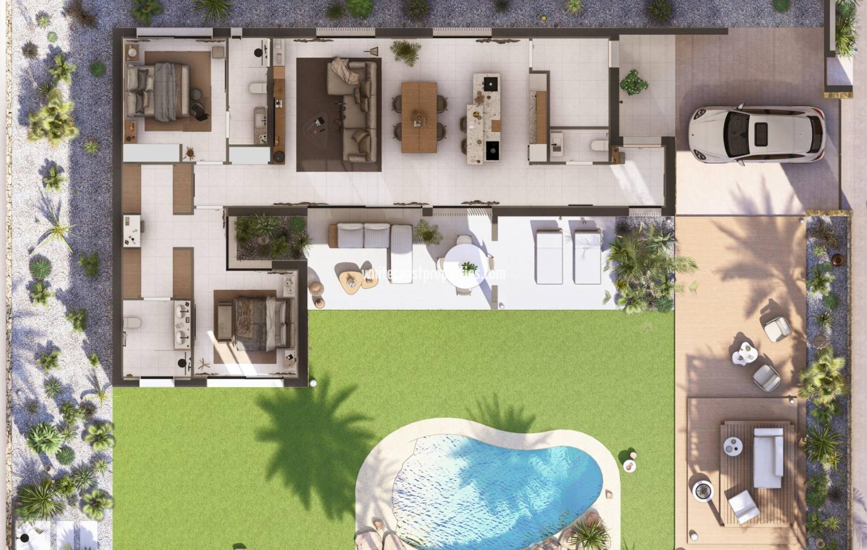 New Build - Villa - BAÑOS Y MENDIGO - Altaona Golf