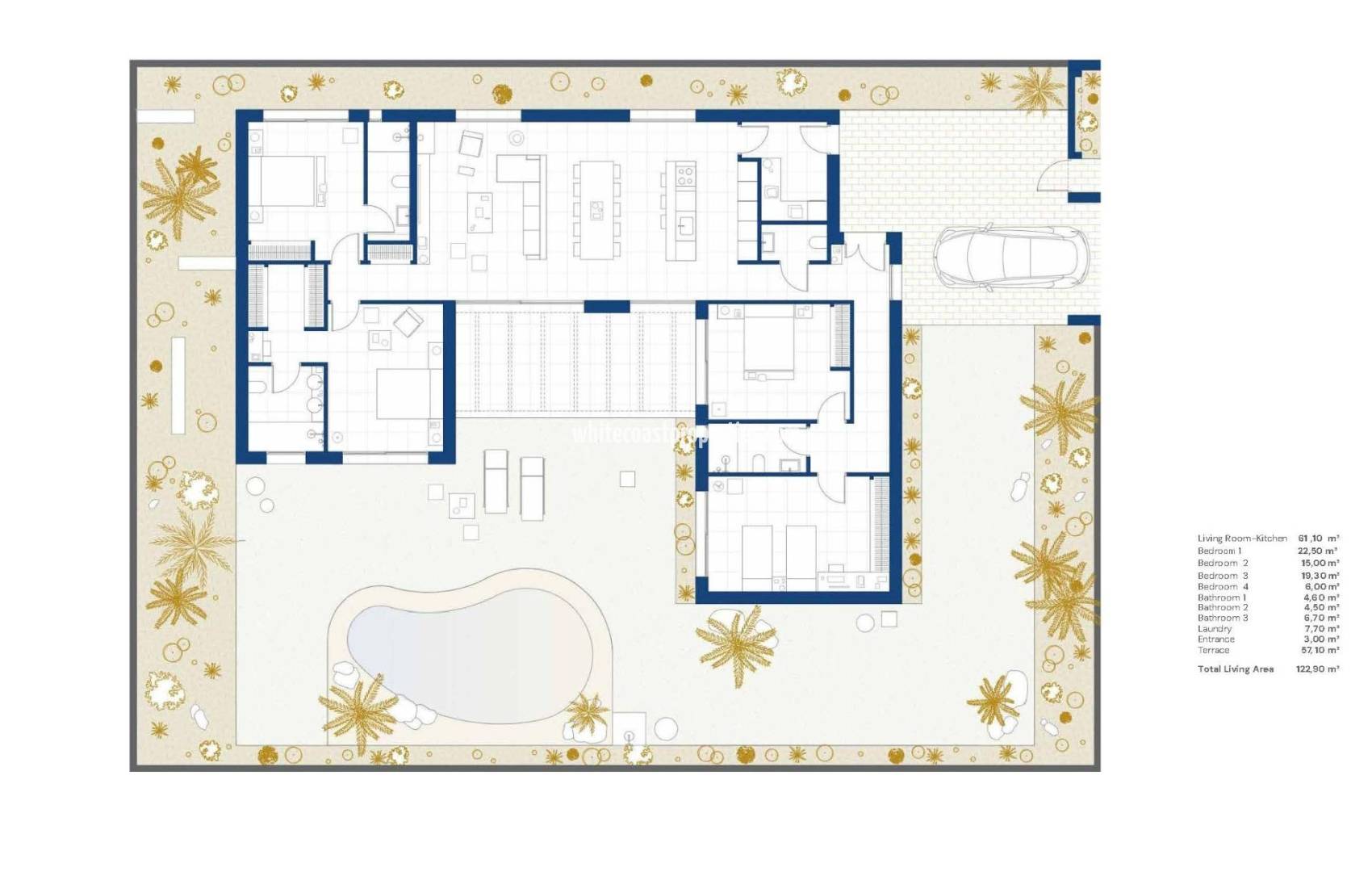 New Build - Villa - BAÑOS Y MENDIGO - Altaona Golf