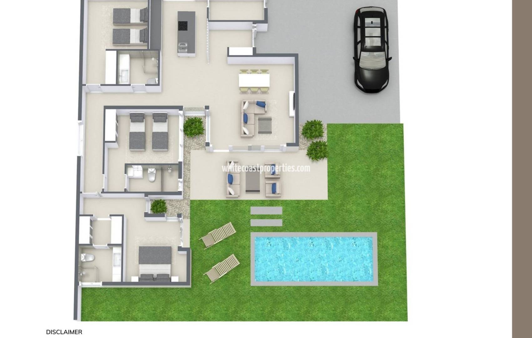 New Build - Villa - BAÑOS Y MENDIGO - Altaona Golf