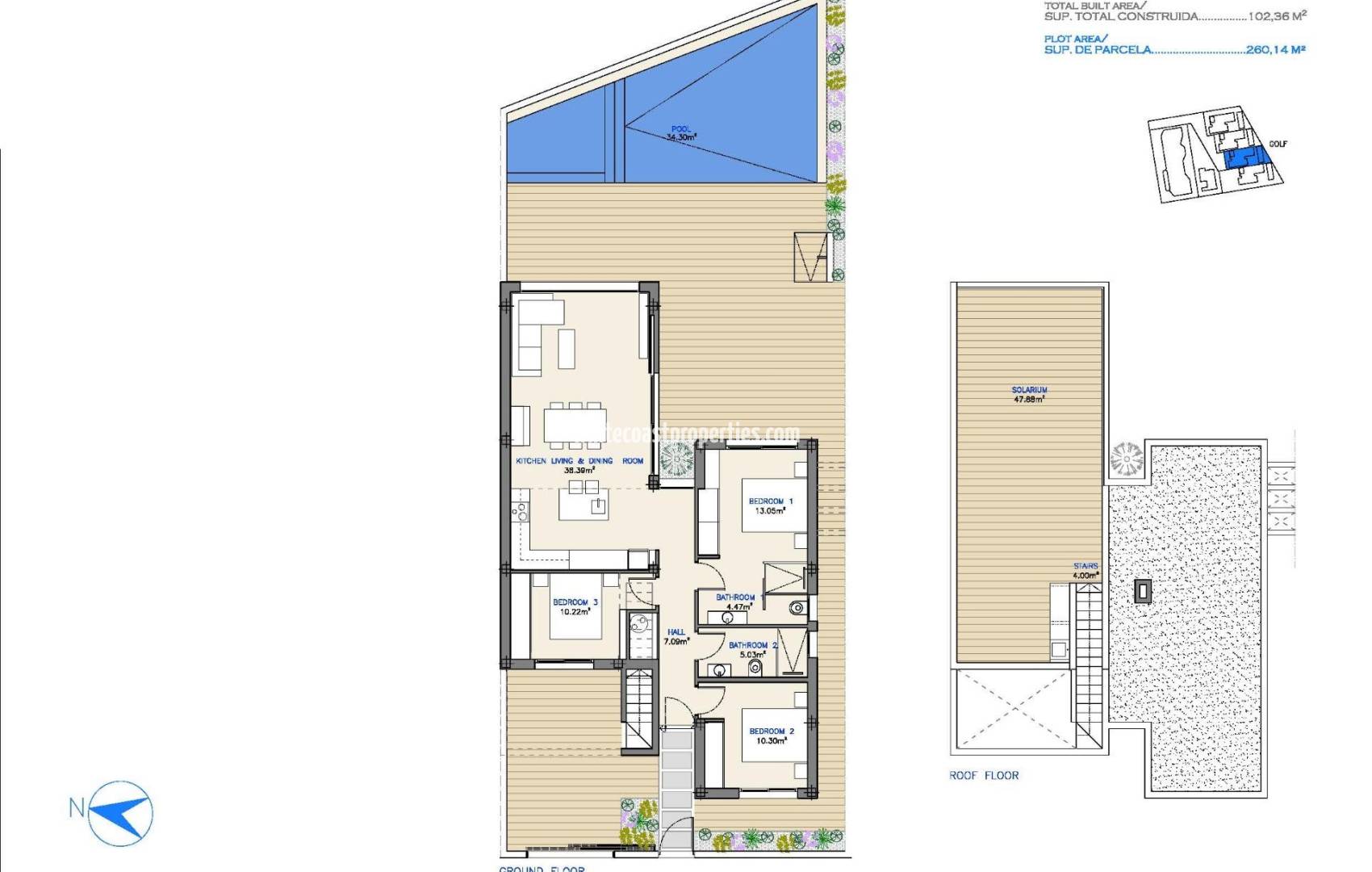 New Build - Villa - Los Alcázares - Serena Golf