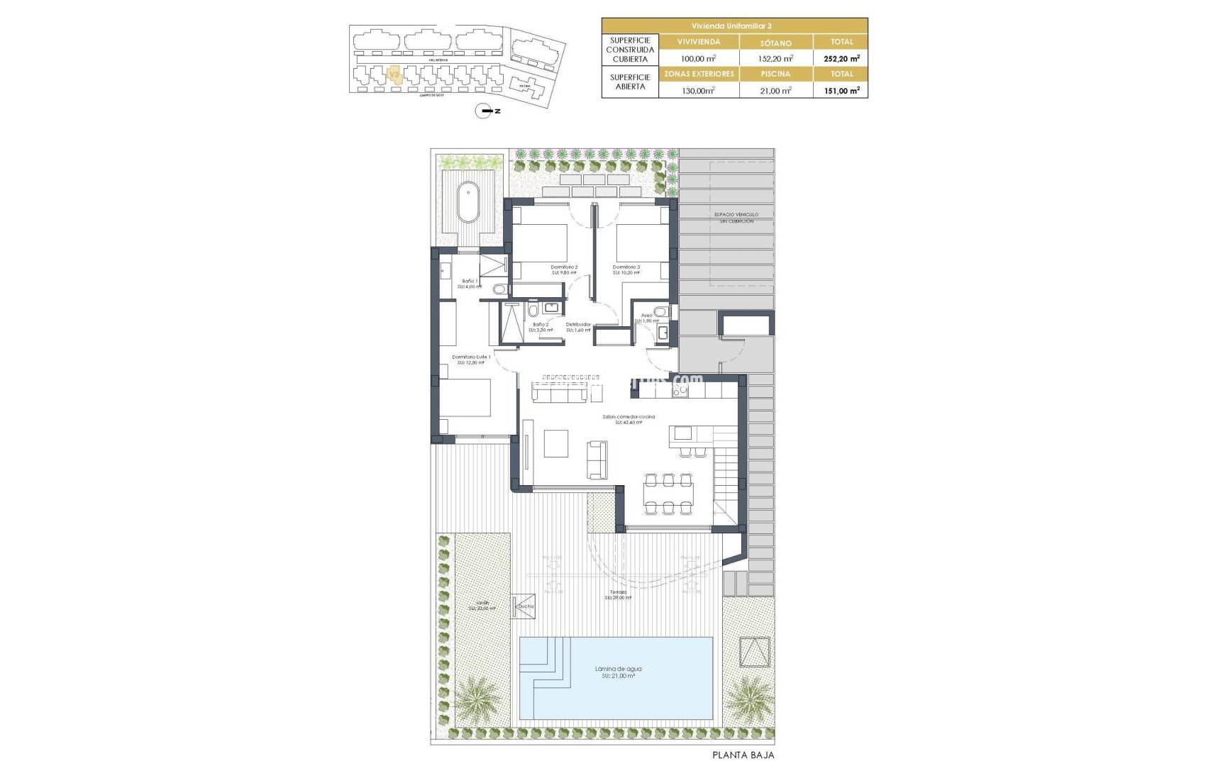 New Build - Villa - Los Alcázares - Serena Golf