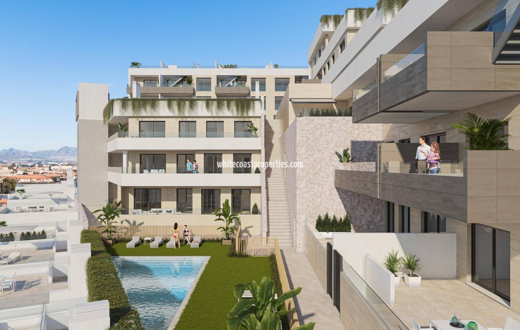 Новостройка - Апартаменты - Águilas - Playa del Hornillo