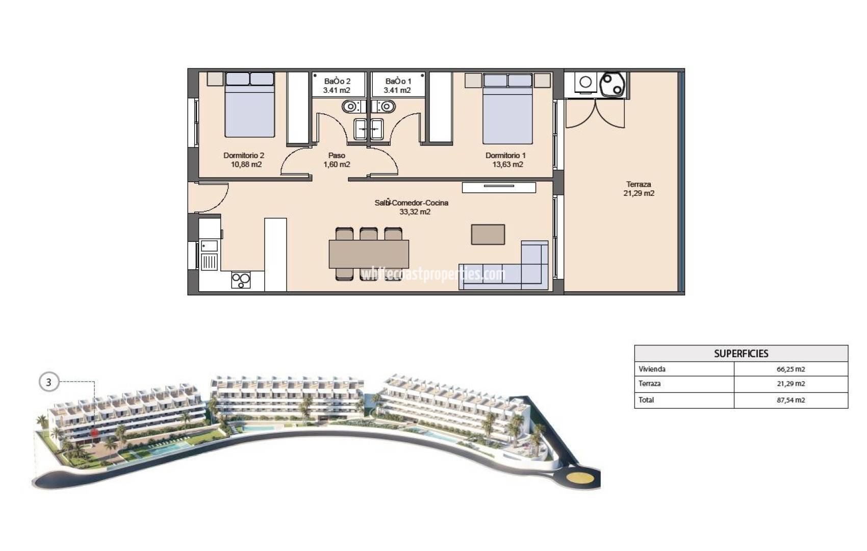 Новостройка - Апартаменты - Finestrat - Balcón de finestrat
