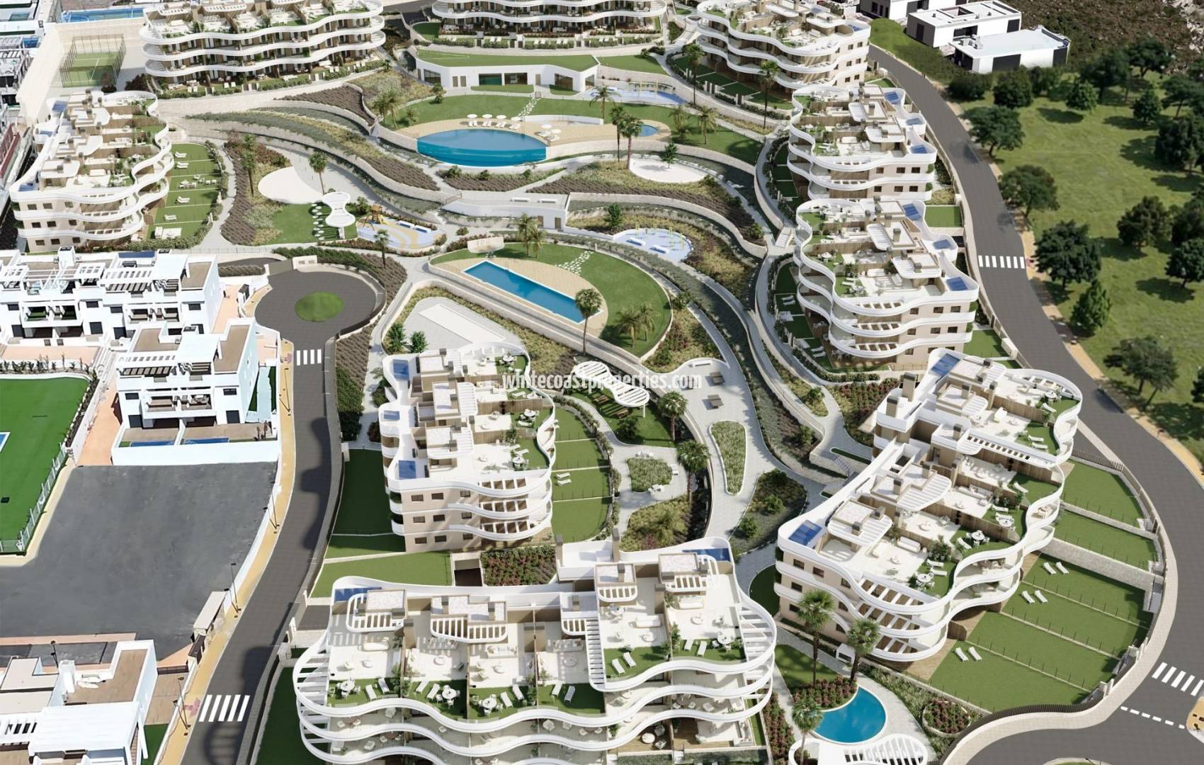 Новостройка - Апартаменты - Finestrat - Campana garden