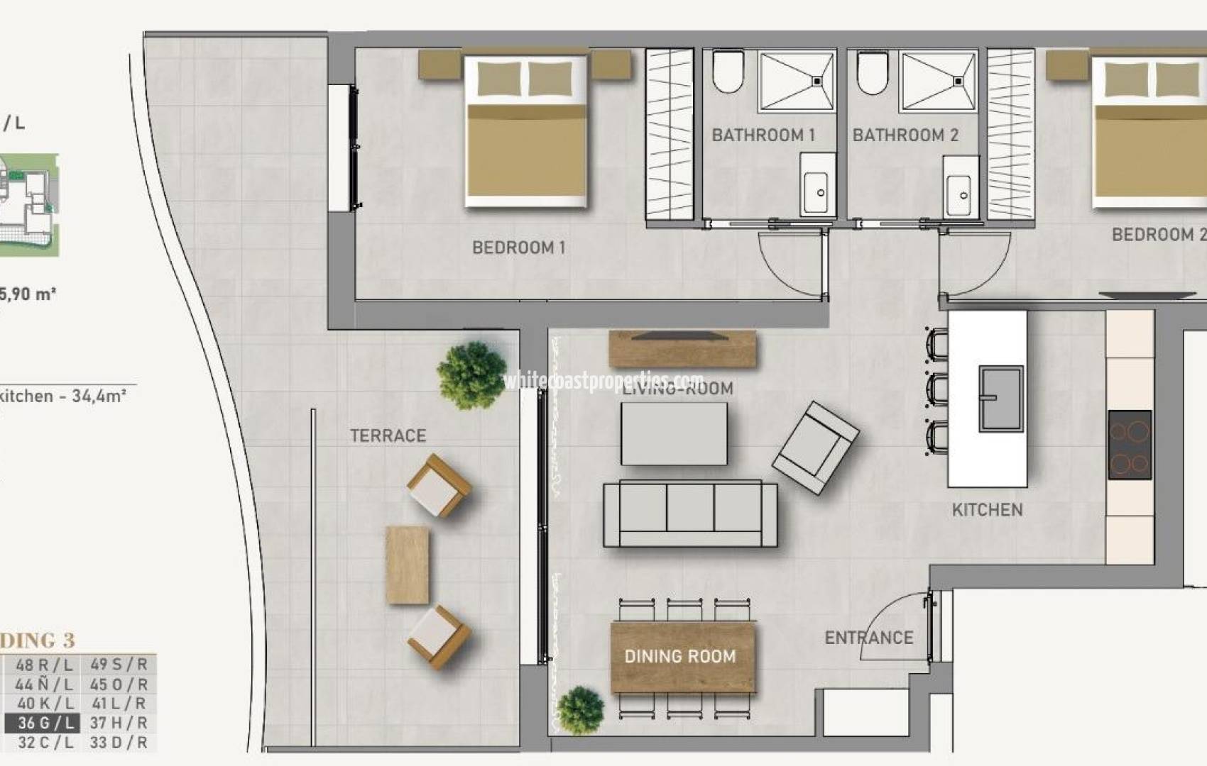 Новостройка - Апартаменты - Guardamar del Segura - EL RASO