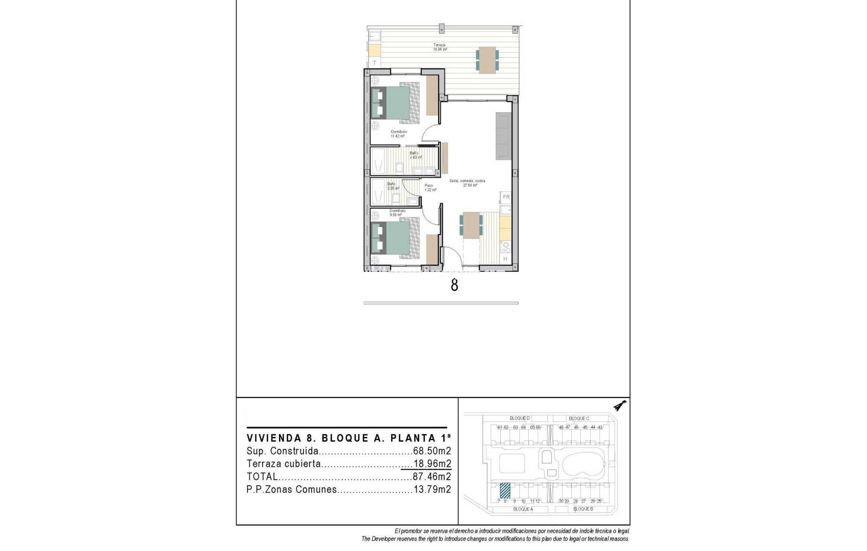 Новостройка - Апартаменты - Torre Pacheco - San Cayetano