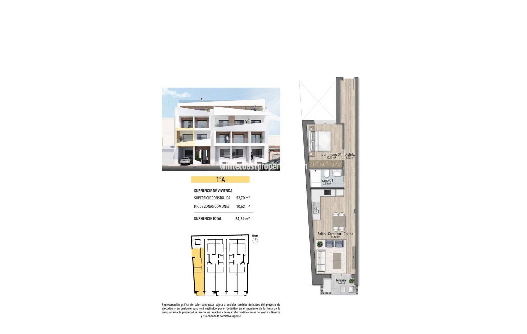 Новостройка - Апартаменты - Torrevieja - Playa de El Cura