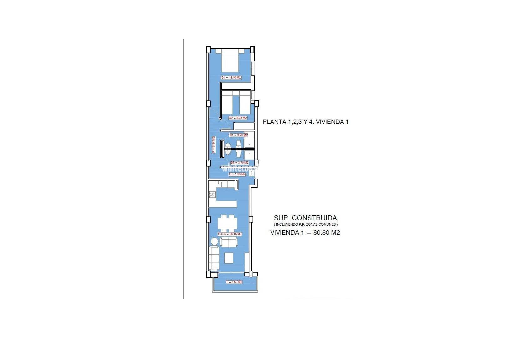 Новостройка - Апартаменты - Torrevieja - Playa El Acequión
