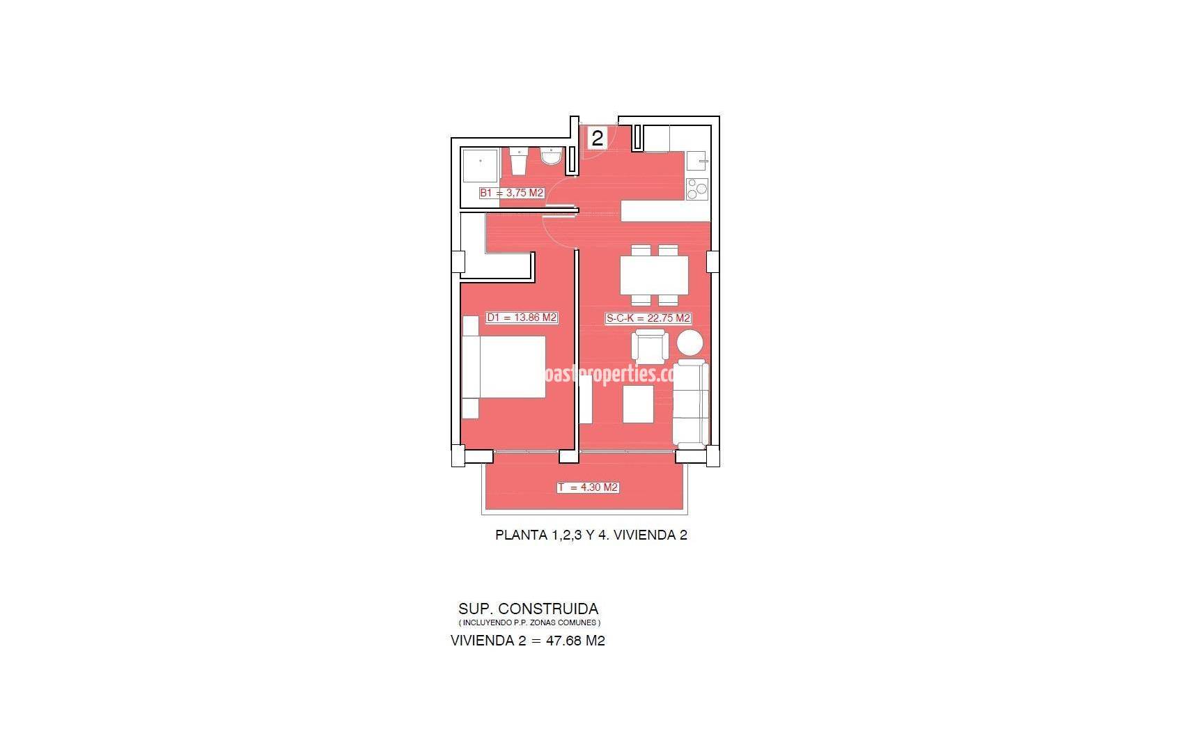 Новостройка - Апартаменты - Torrevieja - Playa El Acequión