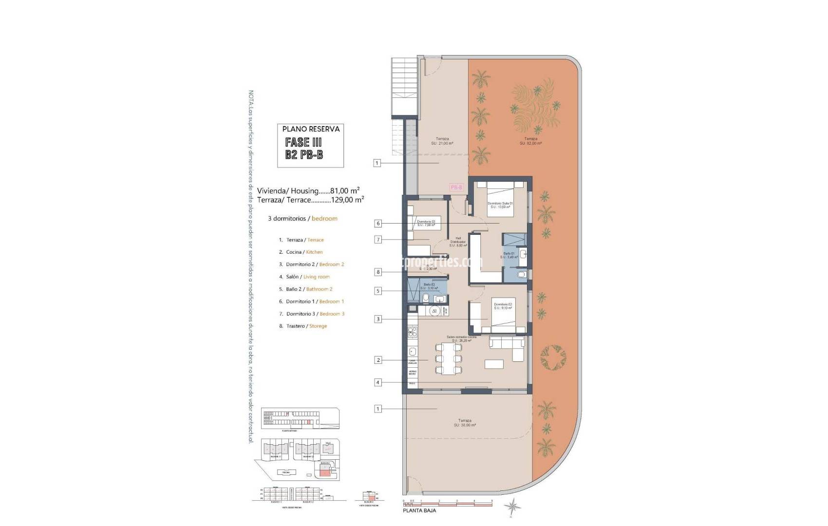 Новостройка - Бунгало - Los Alcázares - La Serena Golf