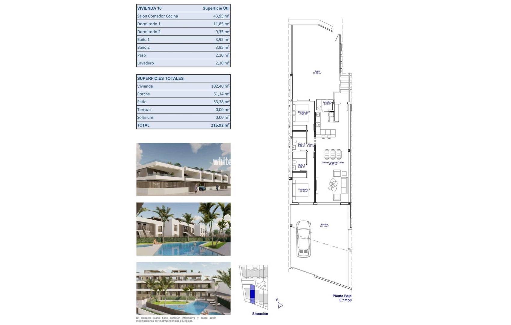 Новостройка - Бунгало - Pilar de la Horadada - pueblo