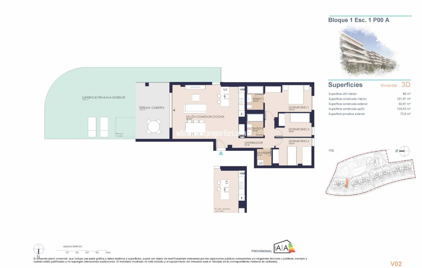 Новостройка - Ground floor apartment - Denia - Playa de La Almadraba