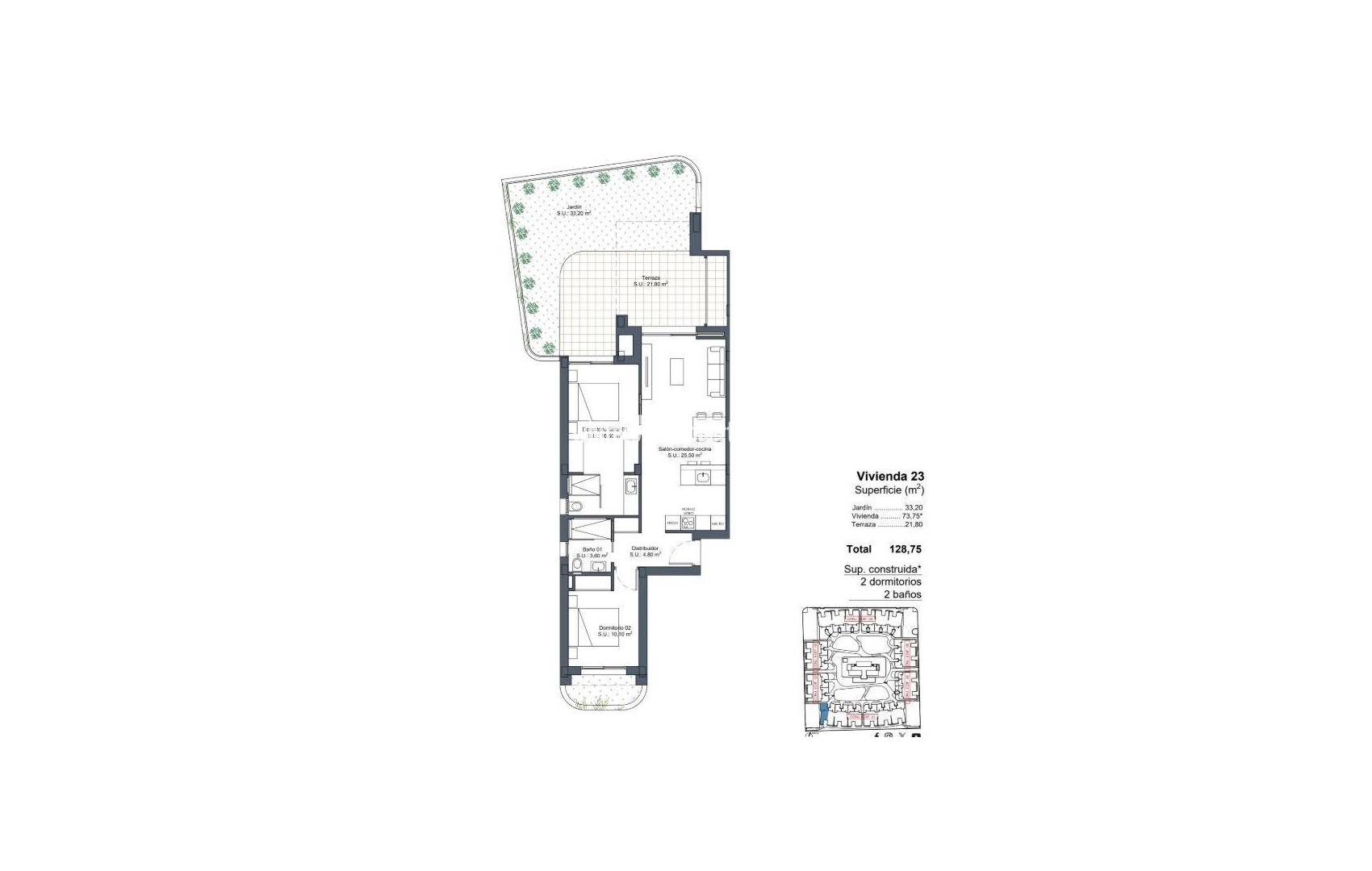 Новостройка - Ground Floor Bungalow - Ciudad quesada - Lo Marabú