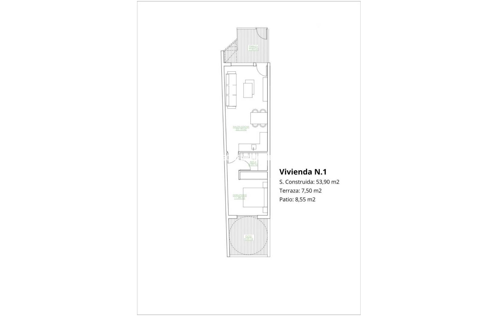 Новостройка - Ground Floor Bungalow - San Pedro del Pinatar - Los antolinos