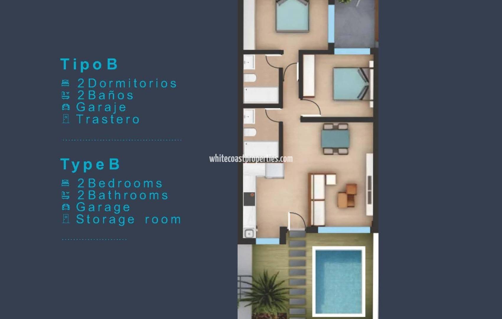 Новостройка - Ground Floor Bungalow - San Pedro del Pinatar - Los Pinos