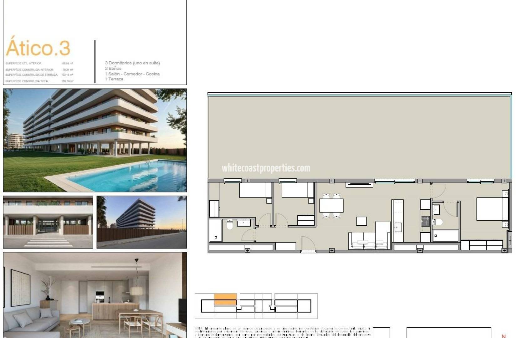 Новостройка - Пентхаус - Moncofa - Playa de Moncofa